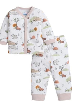 BUMZEE Baby Boys Full Sleeves Jabla & Pyjama Set (Peb10694695)